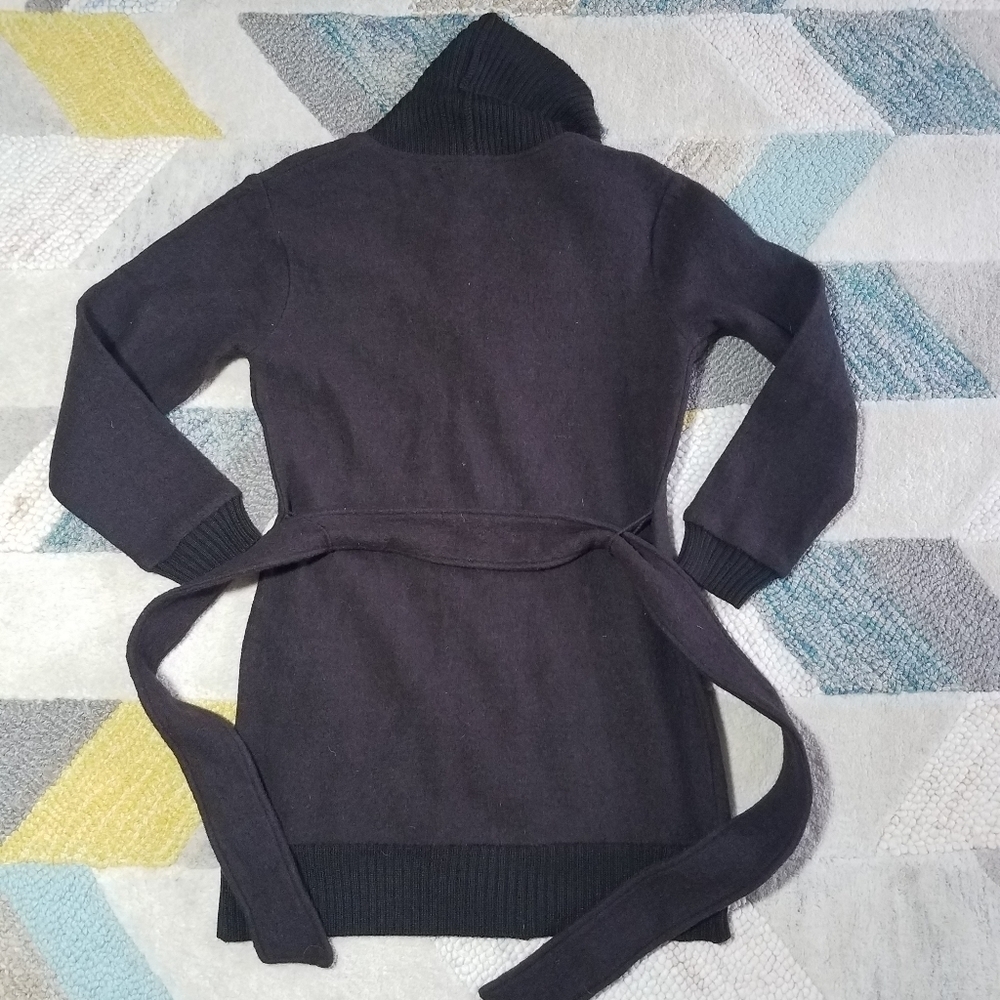 David Brooks Button Wool Sweater Jacket Medium - image 2